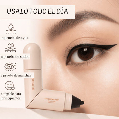 Sello delineador de ojos 2en1 resistente al agua